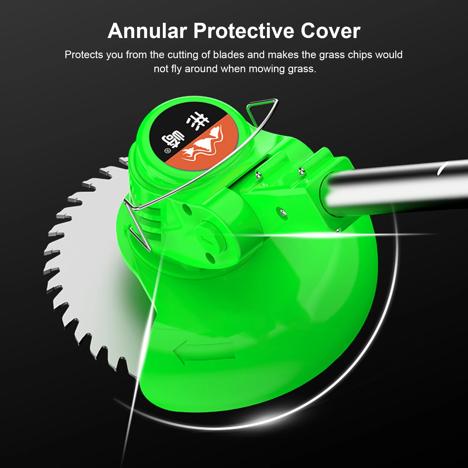 24V Electric Grass Trimmer Rechargeable Handheld Lawn Cutter Home Use Cordless Portable Grass Branches Mower