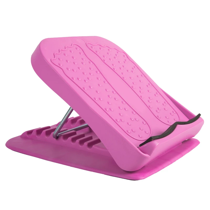 SHENGDE Foot And Leg Stretcher Professional Custom Logo Gym Exercise Fitness Squats Balancing Pink Slant Board Calf Stretcher