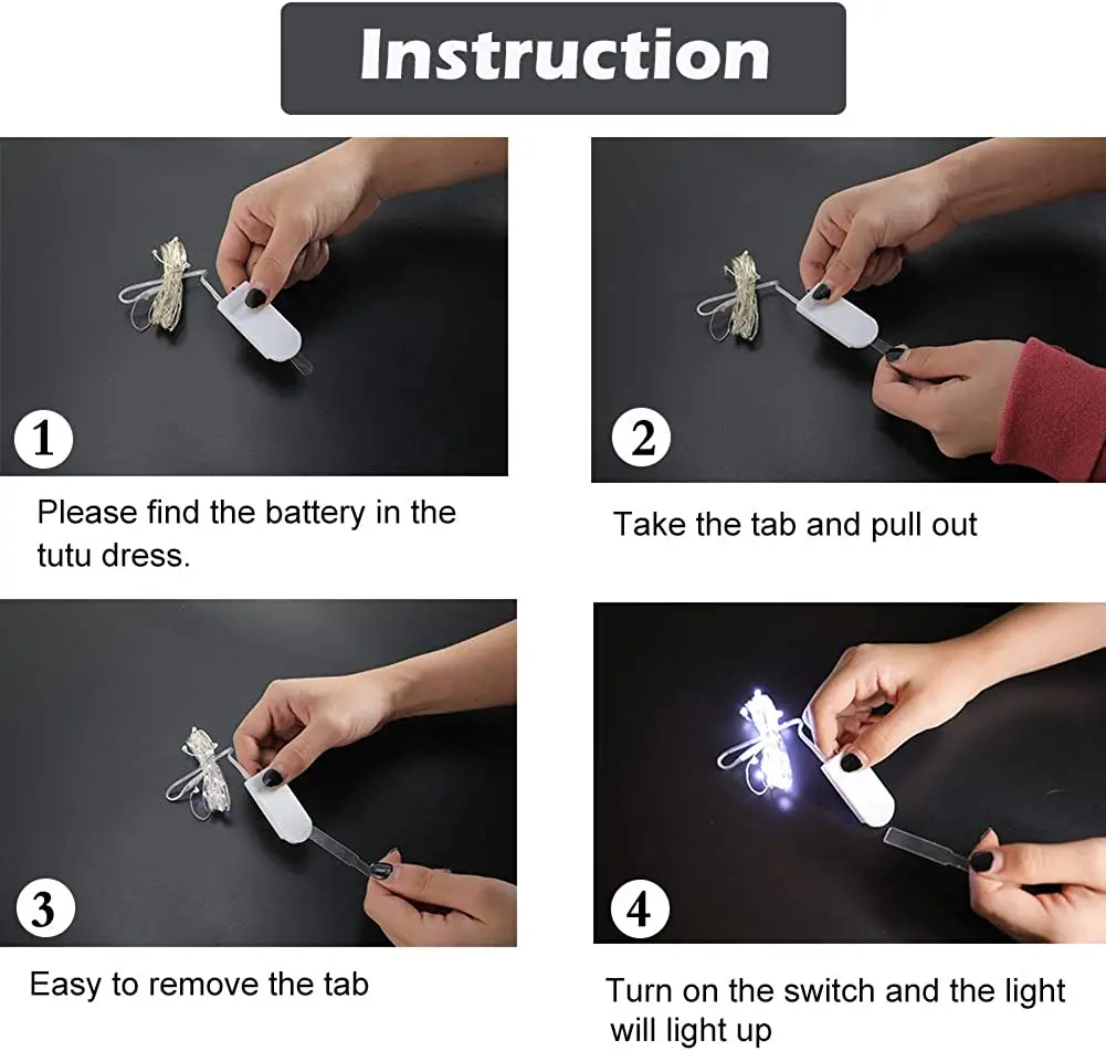 Vibrant Unicorns Dress Up Outfit Multi Colored LED Lights Rainbow Sequin Tulle Girls Tutu Dresses with Colorful Hair Hoop Wings