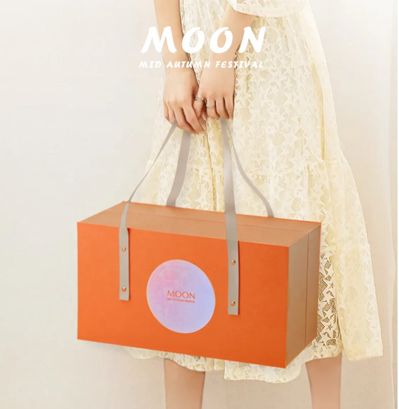 2024 New Package design luxury moon cake gift packing box original package design luxury chocolate cake boxes and packaging