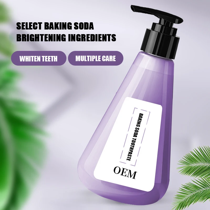 Whitening toothpaste manufacturers custom baking soda strawberry watermelon flavor fresh