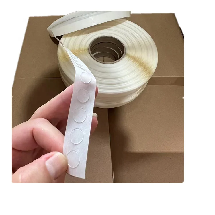 300 circle round dots transparent double sided Removable Adhesive Point Tape traceless sticky balloon DOTS