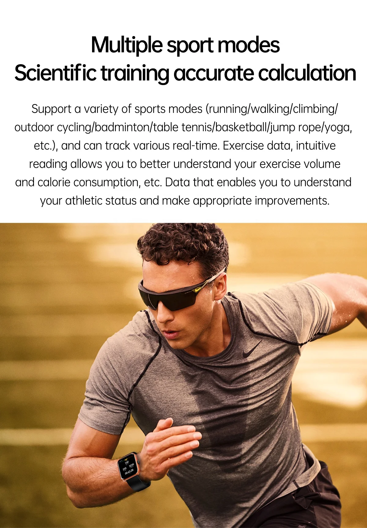 New design smart watch long battery IP67 waterproof multi sport fitness smartwatch body temperature reloj inteligente men women