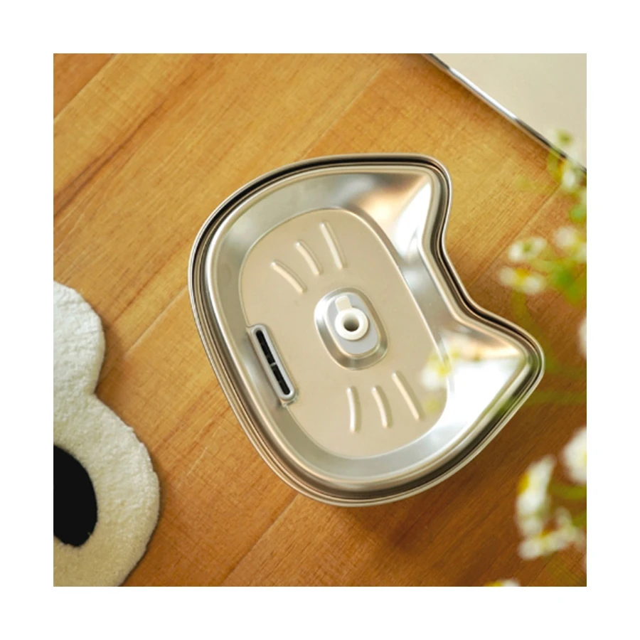 Wholesale 3.2L 304 Stainless Steel Cat Pet Mute Drinker Feeder Bowl Automatic Pet Water Fountain