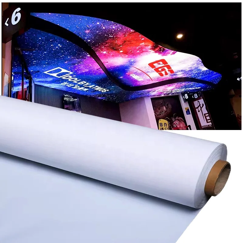 High Quality Outdoor Advertising Printing Media Mesh Banners Long Rolls Size 3.2M Wide Pvc Banner Flex