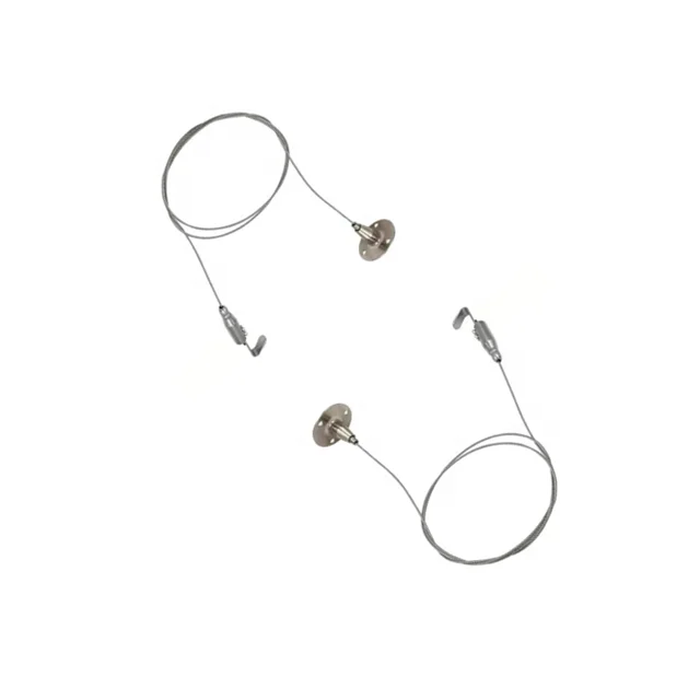 Aluminum bidirectional wire locking device Copper zinc alloy 8 bidirectional 3mm wire clamping device steel rope hanging lamp