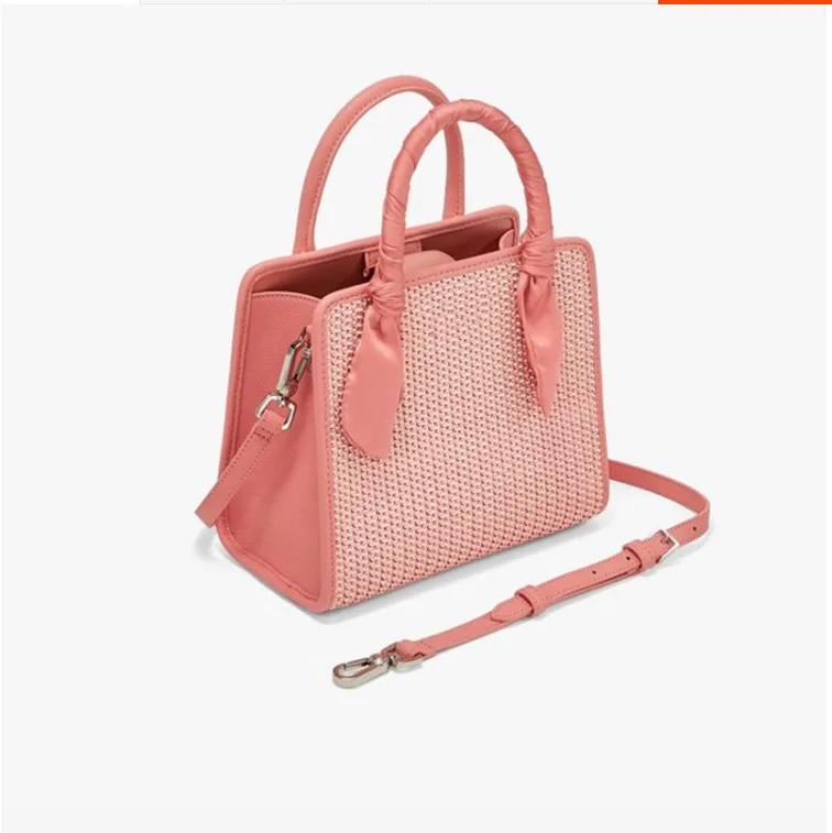 Spring and Summer Wild Ins Hot-Sale Indie Pops Knitting Bag Silk Scarf Girl Handbag Shoulder Bag Messenger Bag