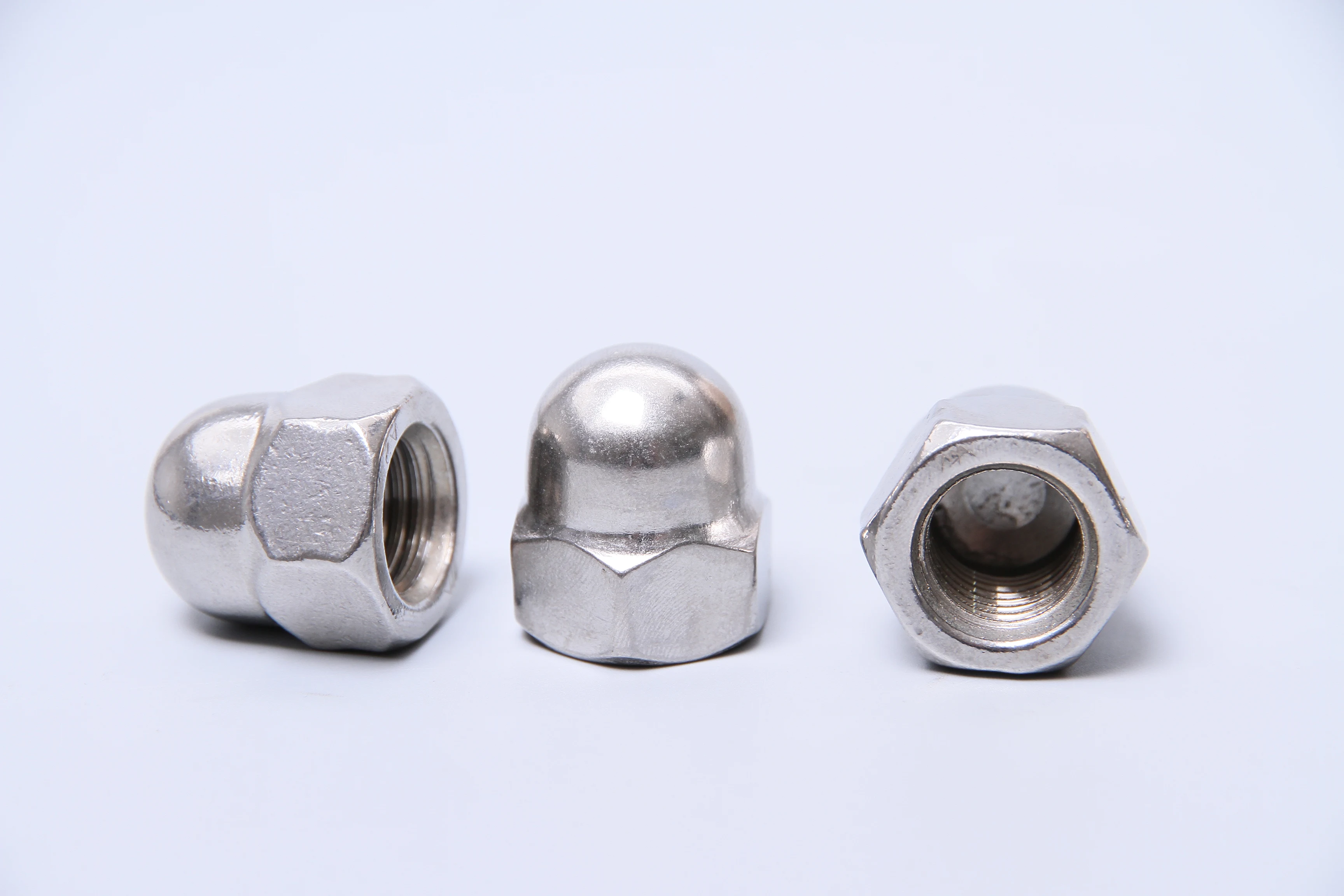 M3-M42 Stainless Steel Hex Dome Cap Nut Galvanized Zinc Plated Carbon Steel Screw Nut DIN1587 Acorn Nuts Metric Certification