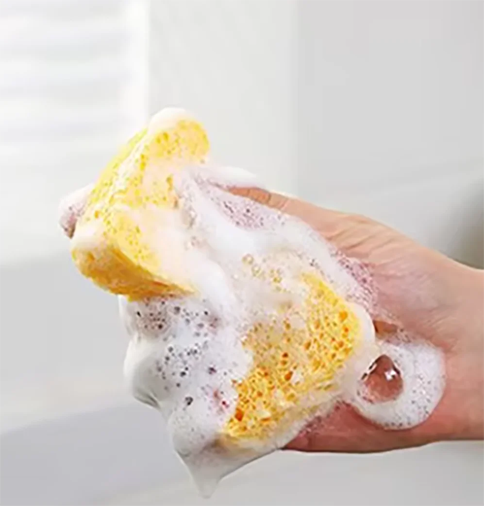 Natural Coconut Palm Wood Pulp Cotton Composite Sponge Environmentally Friendly Biodegradable