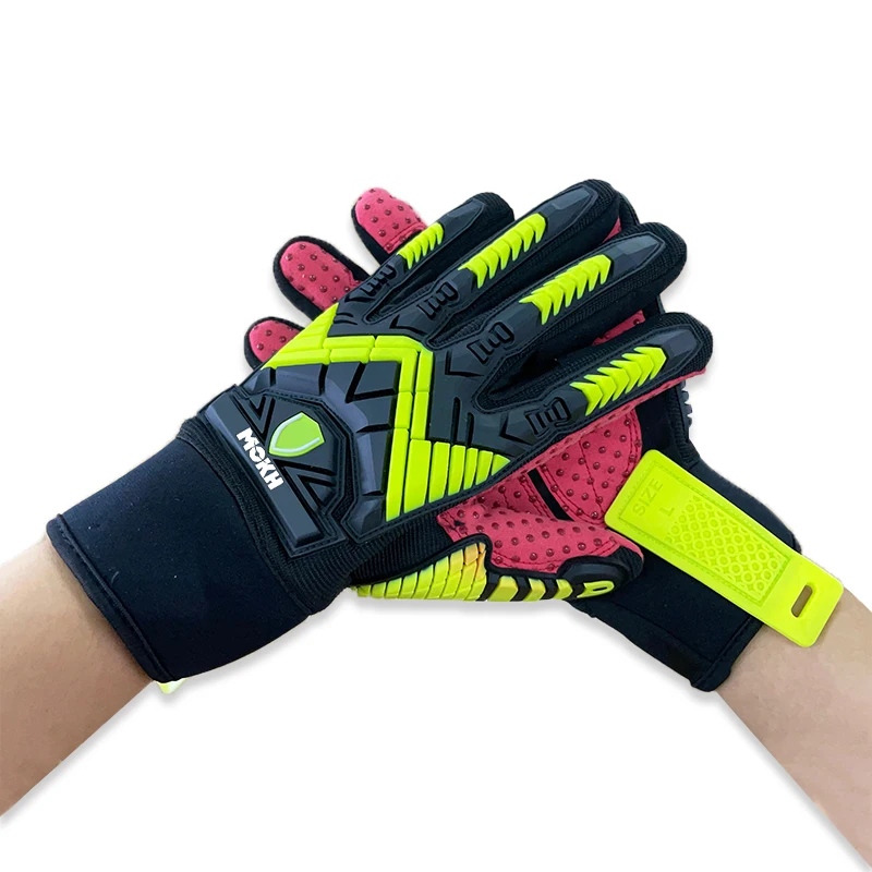 Welding Industrial Safety Gloves Rescue Protective Mechanic Cut Resistant Impact Black Customized Logo MT Personal Care CN;GUA