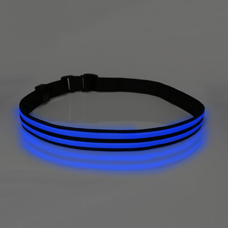 New Designed Led Running Belt for Out Sport Keep Safety When Running Outside with USB Unisex Buckle Strap