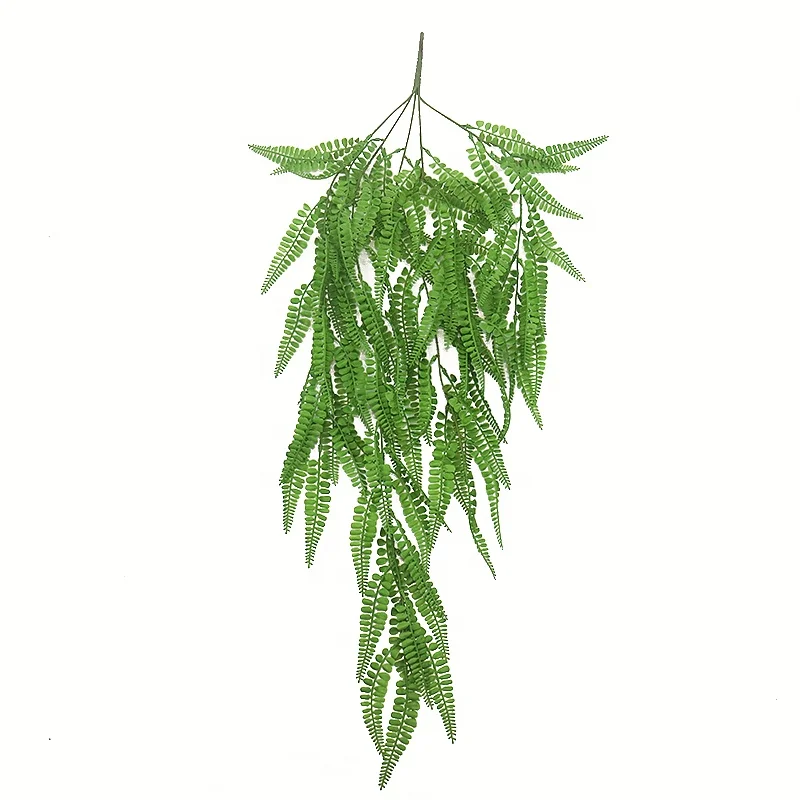 110cm long plastic hanging boston fern plant bush good for wall hanging decoration
