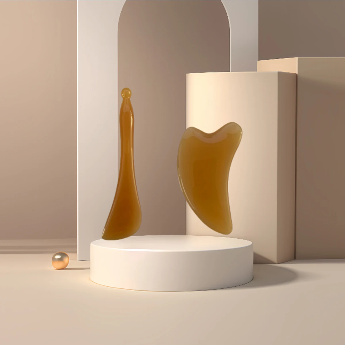 Skin Scraping Resin Gua Sha Massage Board Guasha Plate Face Eye SPA Massager Scrapers Tools For Face Neck Back Body Legs