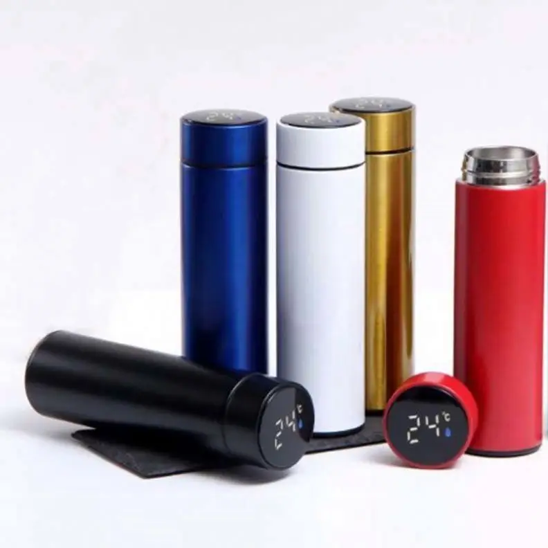 OEM 500ml Factory Stainless Steel Uv Water Purifier Lid Uv Light Self Cleaning Insulated Smart Vacuum Water Bottle Sports Bottle