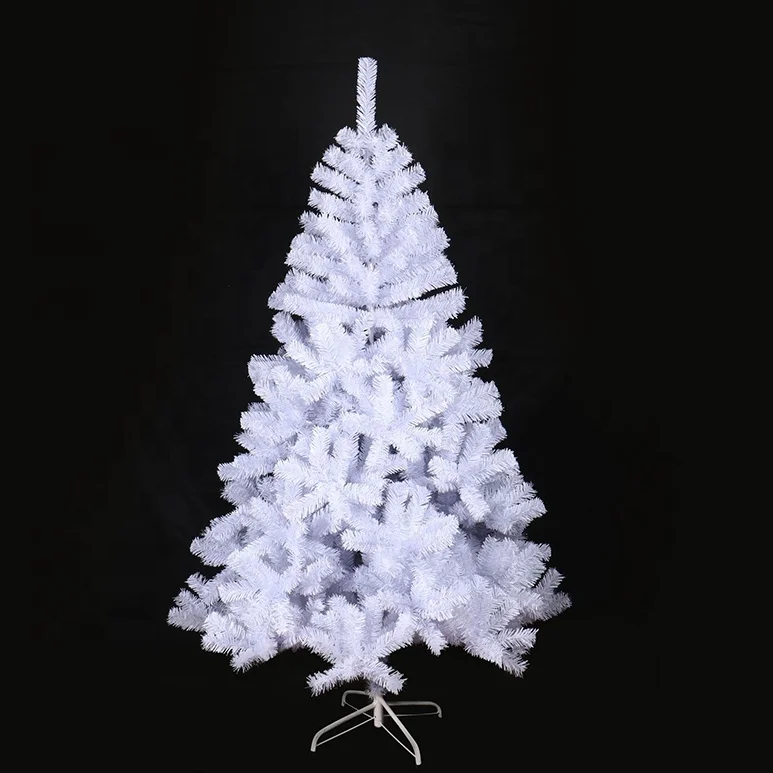 China manufacturers hot sale high quality artificial plastic pvc white large christmas tree