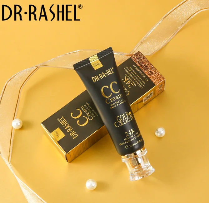 DR.RASHEL 50 мл 24 карат золотой коллагеновый крем увлажняющий телесный макияж коричневая основа цвета слоновой кости консилер для