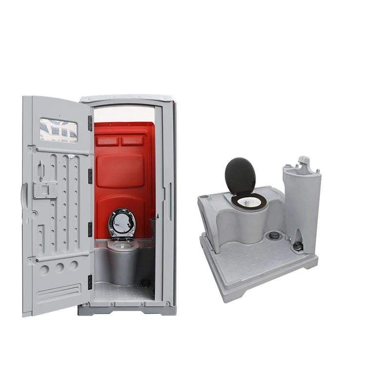 Toppla plastic portable chemical toilet public european style portable toilet hdpe outdoor mobile toilet wc
