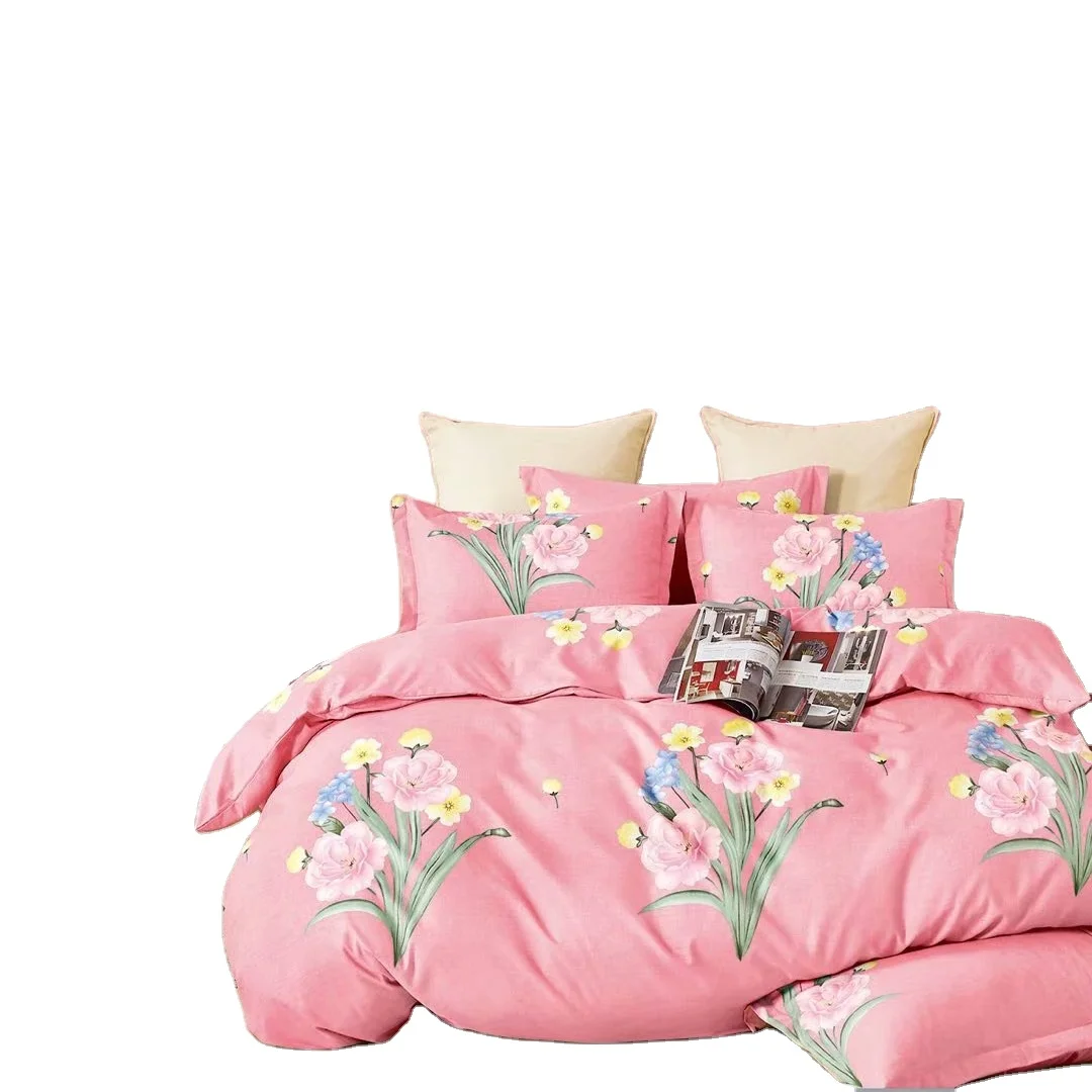 Good Price indonesia fabric tela para calzado making bed sheets 100% Polyester Yarn Printed Fabric