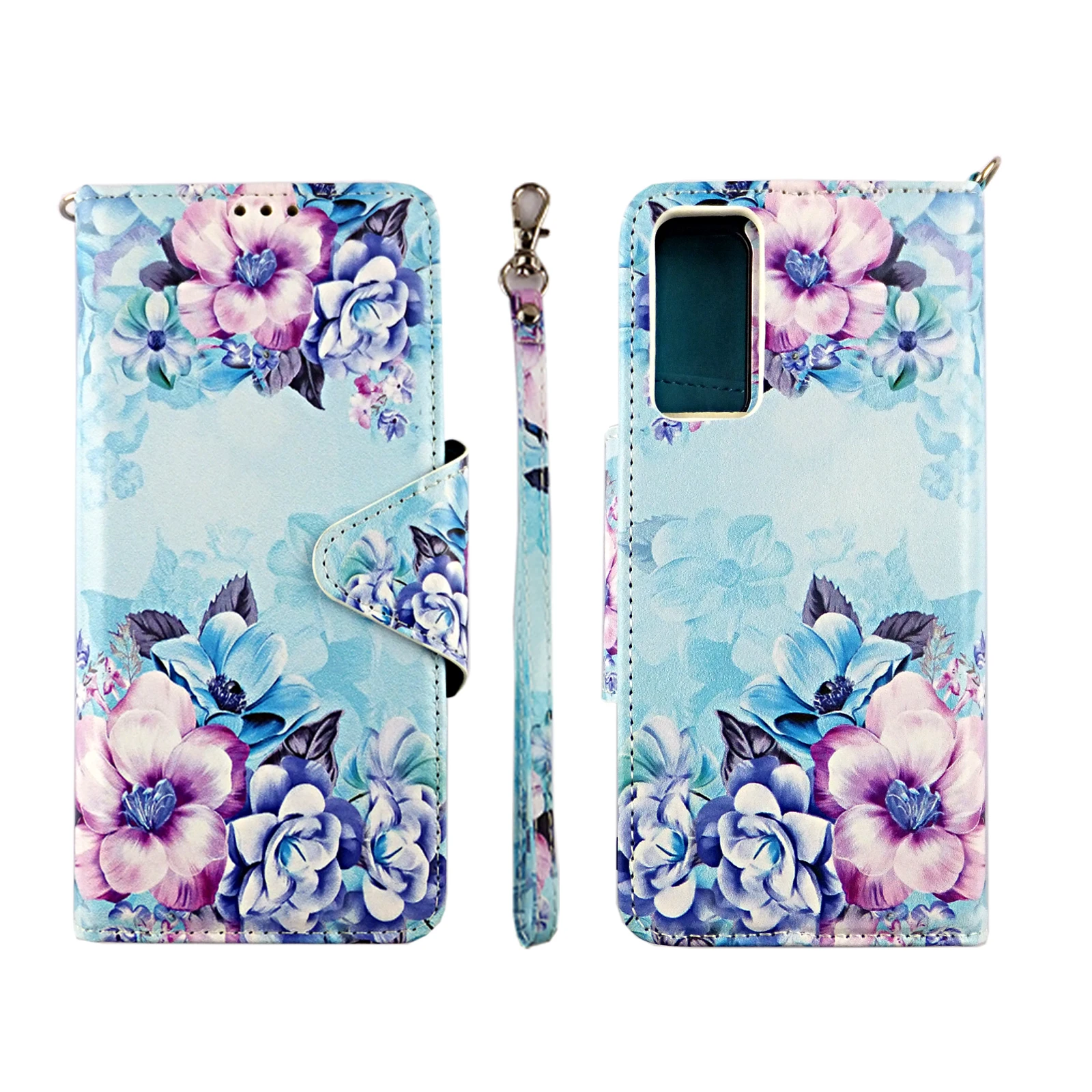 Wholesale Customizable Leather Water Phone Case Detachable Car Bag Flip Mobile Cover For Samsung Galaxy A03 Core A04s A02 A01