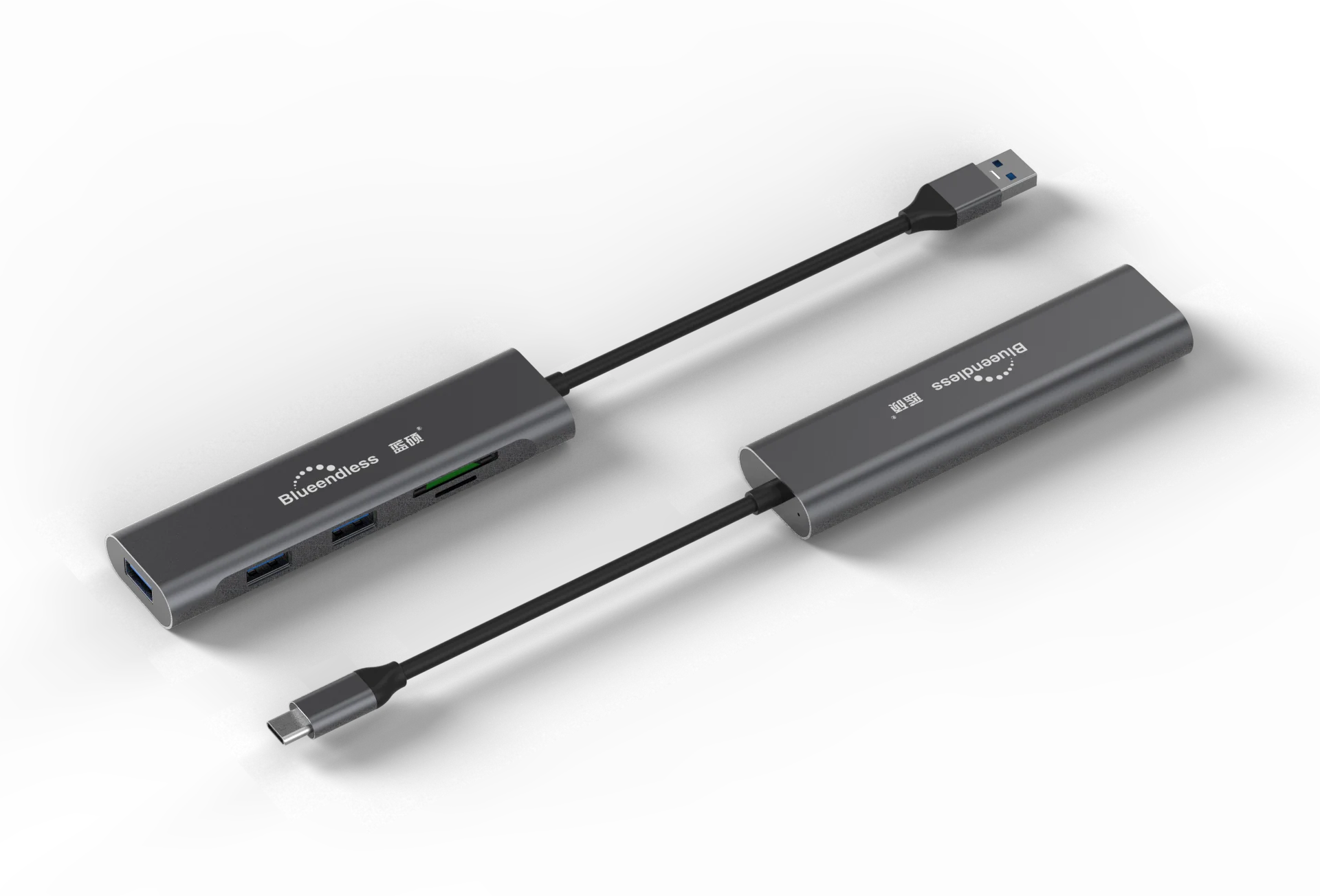 Устройство для чтения карт usb адаптер 5-разъемное зарядное usb-устройство Тип c док-станция ноутбука с USB 3 0 TF/SD 4k HD 5 в 1 несколько портов C