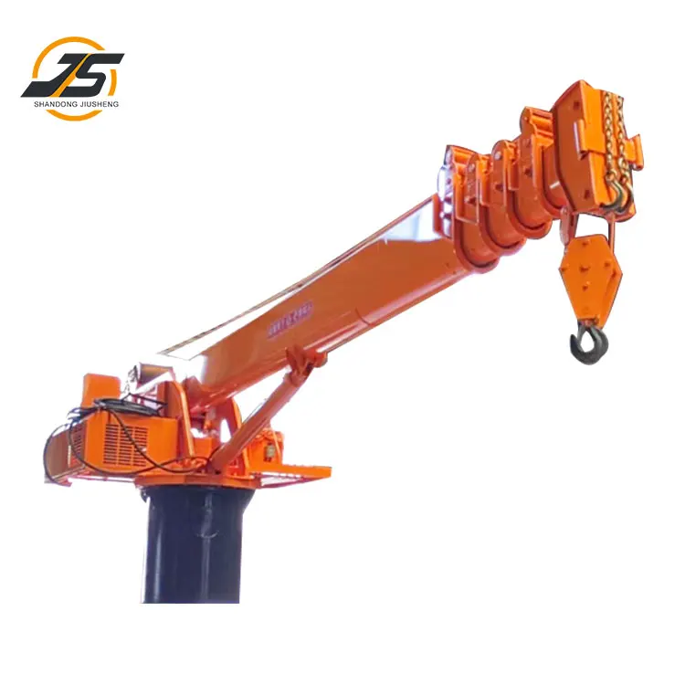 Fully hydraulic oil electric dual-purpose crane, ship specific crane