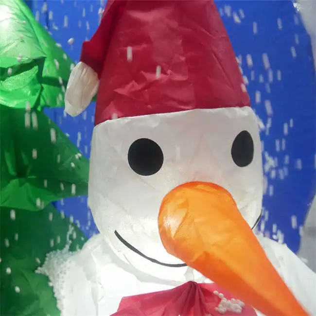 New Adaptor 1.8M 3W SMD Inflatable castle outdoor decoration fairy Snowman LED lights