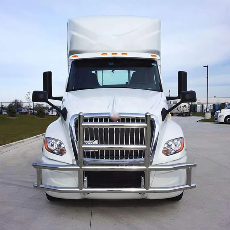 Manufacturer 304 Stainless Steel Without Rust Semi Truck Deer Guard For Freightliner Cascadia 2012-2016