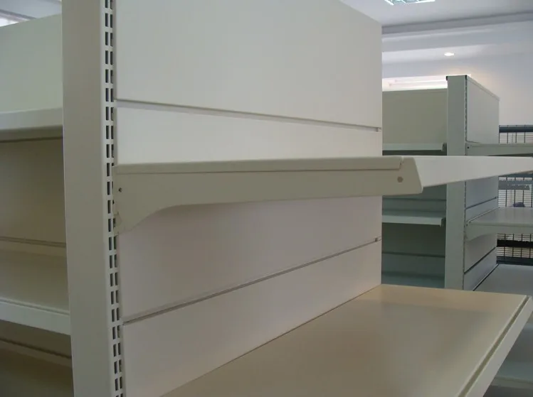 Single side Supermarket  Shelves wall unit Display for retail