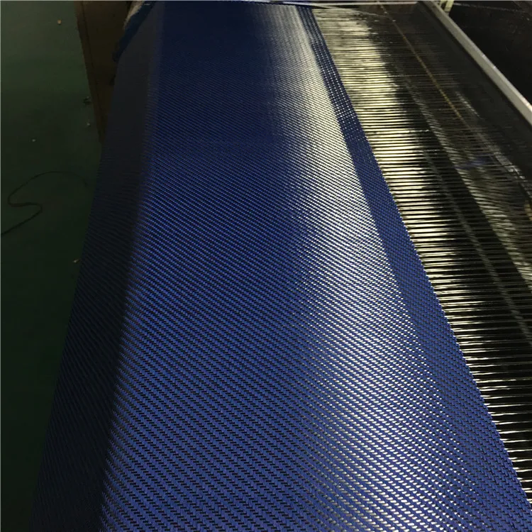 colored carbon aramid hybrid fabric different weave