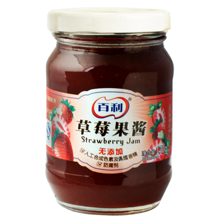 Натуральный Фруктовый клубничный джем, настоящий фруктовый джем OEM в банке 340 г