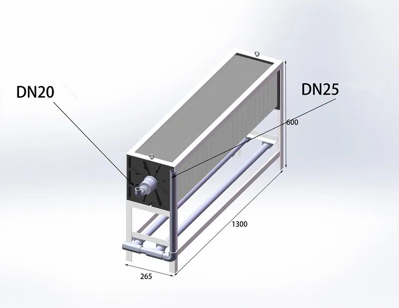 China Manufacturer MBR Membrane 12.5m2 Submerged MBR Membrane Bioreactor Sewage MBR Membrane Module