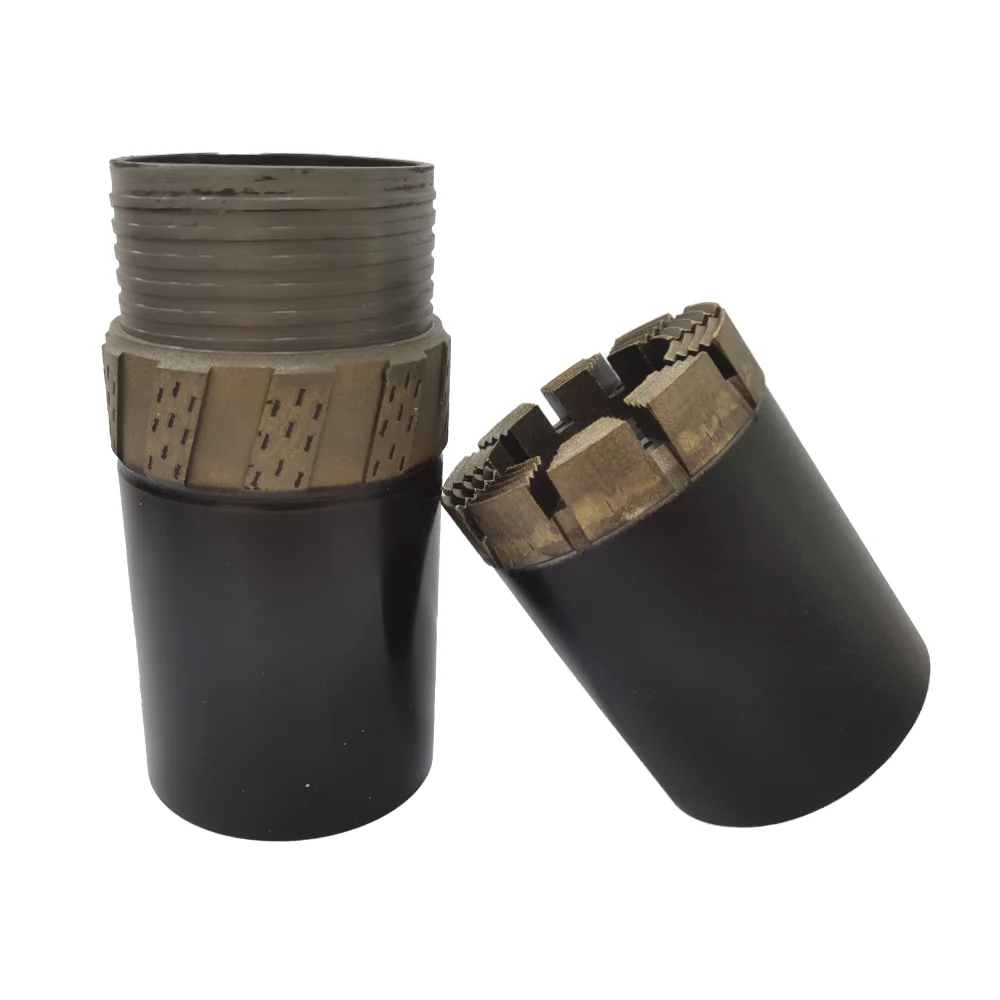 HQ reaming shell natural diamond impregnated type new product diamond reamer for hard rock drillinger