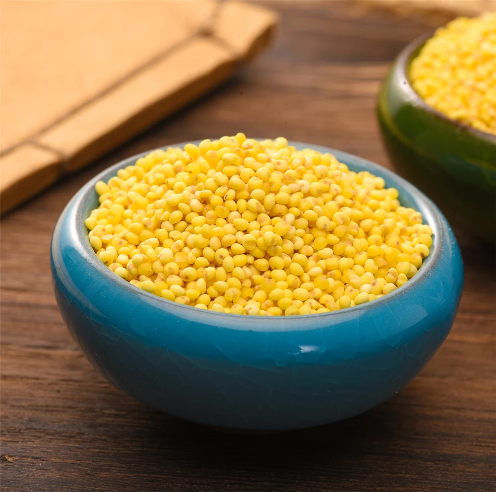 Сельскохозяйственная продукция экспорт Горячая продажа вакуумная упаковка 1 кг/мешок Желтый Просо для