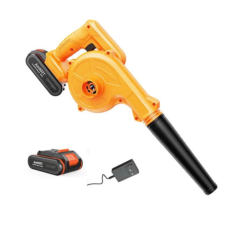 20V 530 Cfm 130Mph Battery Powered Electric Leaf Blower Batteries Charger Leaf Blower Cordless With 6 Speed Control