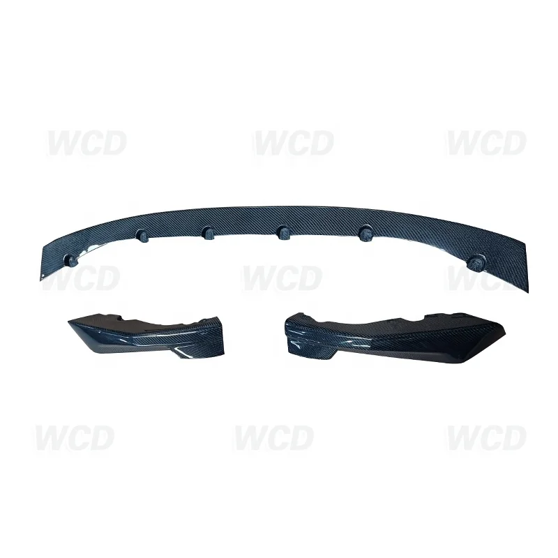 Carbon Fiber MP Type Front Bumper Lip Chin Spoiler Front Splitter for BMW M3 G80 M4 G82 G83 2021+