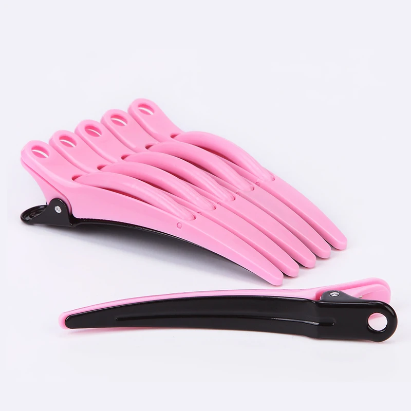 Клипса для укладки волос на заказ с логотипом, горячая Распродажа, инструмент для салона, Антистатическая клипса для волос из АБС-пластика