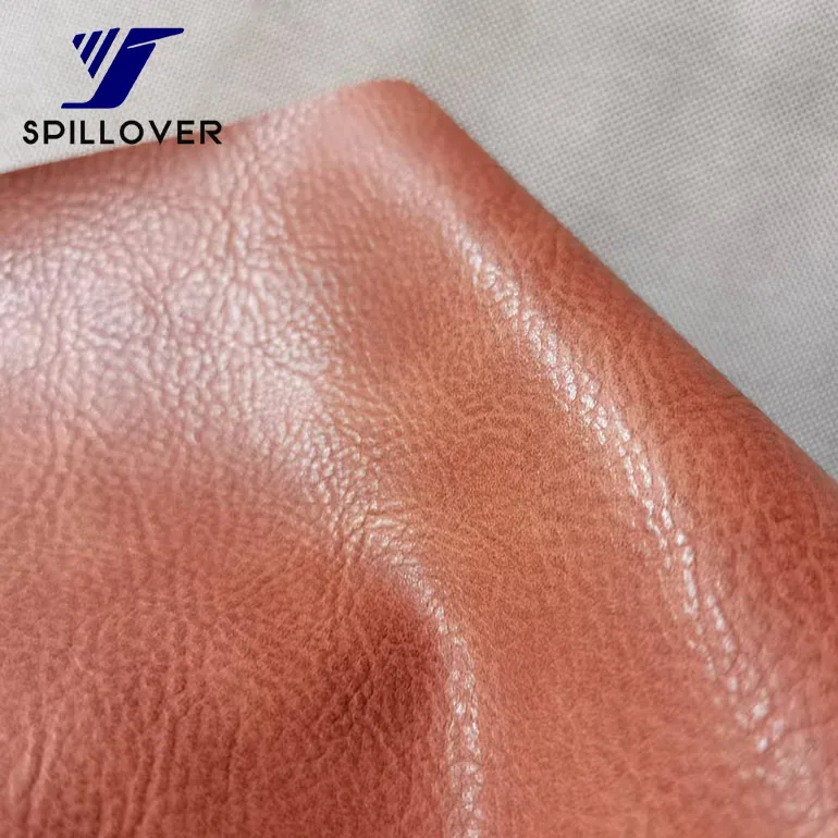 Vintage Litchi Grain Pattern leather Water-Based Leather Pu leather for shoes, boots etc.