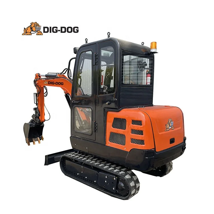 2.5T compact excavator hydraulic pilot operation Manual automatic mini digger excavation machines