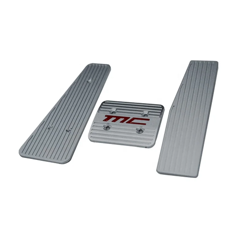 GT Auto Aluminum Pedal Covers Accelerator Brake Pedal Foot Rest Pedal Pads Car Accessories for Maserat GranTurismo Gran Carbrio