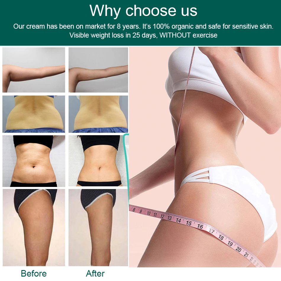  OEM ODM Your Logo Weight Loss Hot Cream Slimming Fat Burn Private