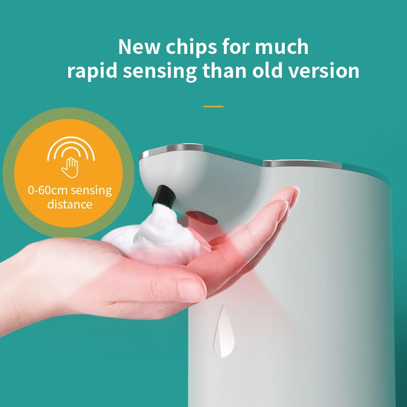 M10 Touchless Electric Smart Infrared Sensor Wall Mounted Hand Liquid Foam Pump Automatic Soap Dispenser Bathroom Household Use