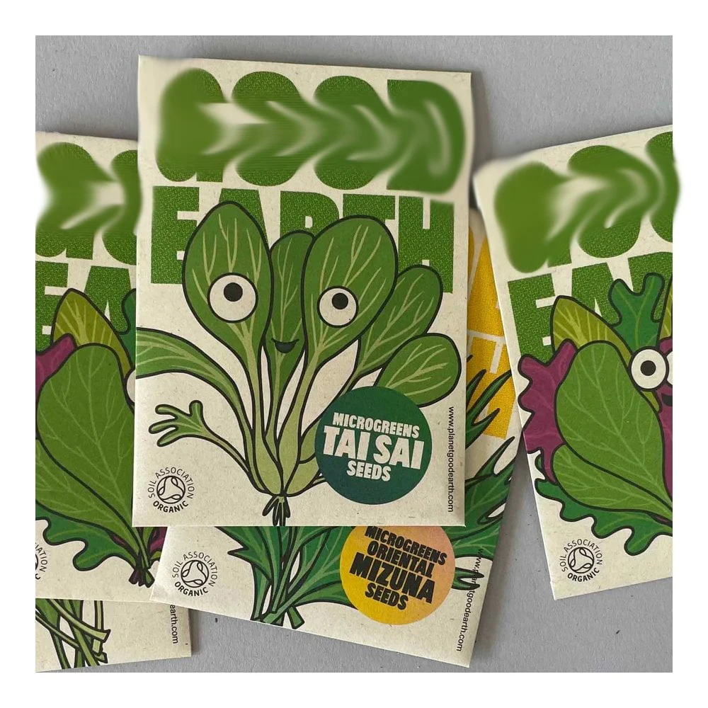 Grow small vegetables in rich soil grow 5 fresh vegetables in your own home Microgreen garden indoor or outdoors