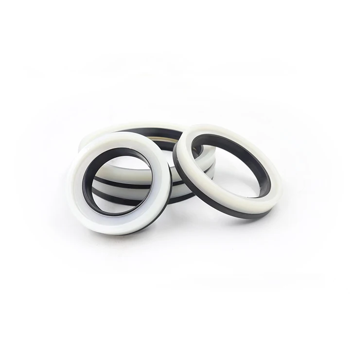 kairuite OHM 40 - 100 mm seal Nitrile (NBR) + POM compact ring U seal Forklift lifting cylinder oil seal