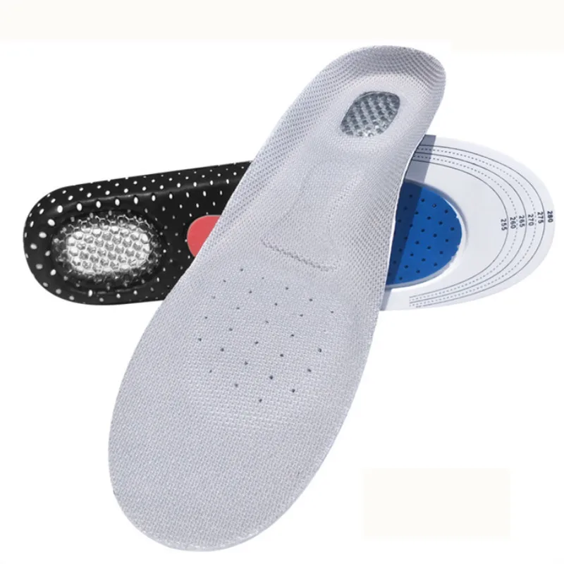 Silicone Insoles for Shoes Insole Arch Support Unisex Thickening Shock Absorption Sport Shoes Pads Comfortable Soft Insoles
