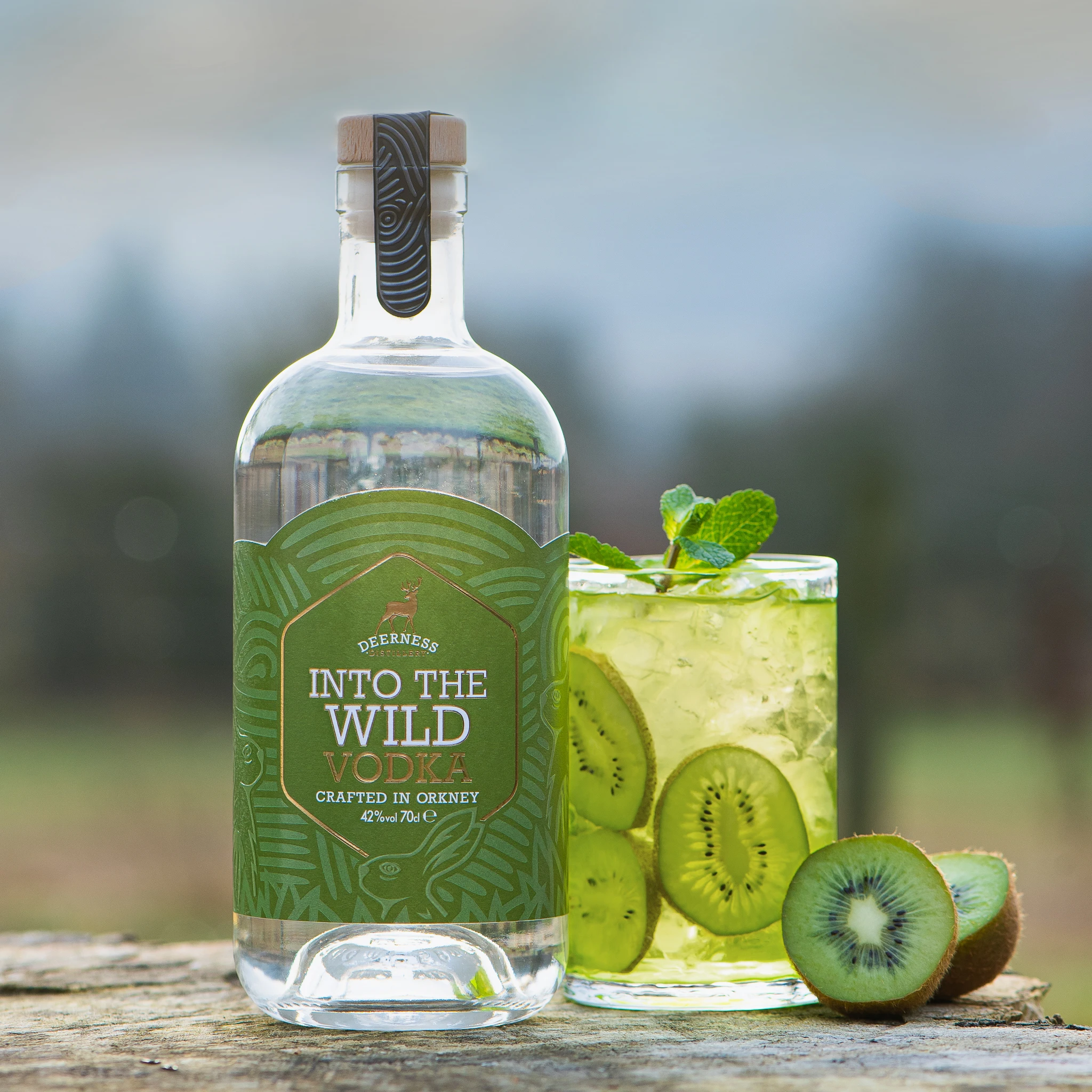 Multi Award Winning Best UK Vodka Into the Wild Premium Classic Vodka 20CL Bottle Bulk 200ml Scotland Hand Distilled Wholesale