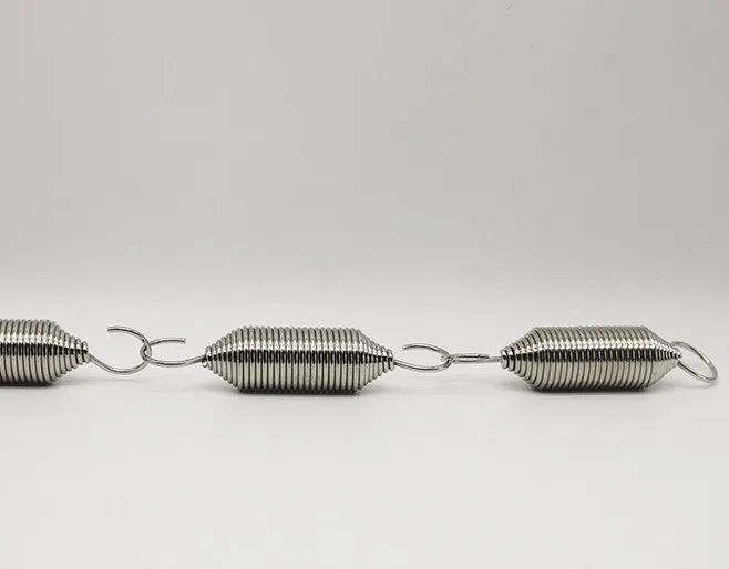 Universal hook pull spring nickel plated stretch 360 rotating non-standard part spring