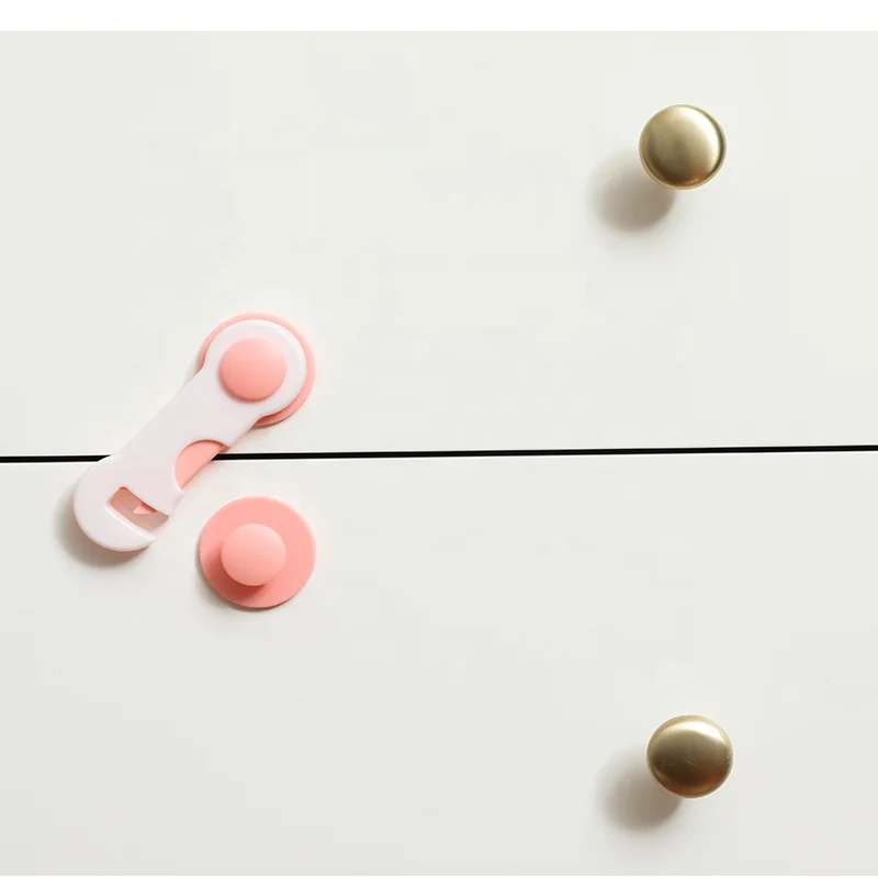 Wholesale Colorful High Quality Baby Safety Cabinet Lock Infant Anti-pinch Furniture Drawer Lock For Child Baby Safety Care