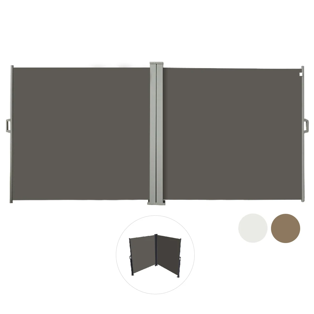 Aluminum outdoor Double Side Retractable Side Awning