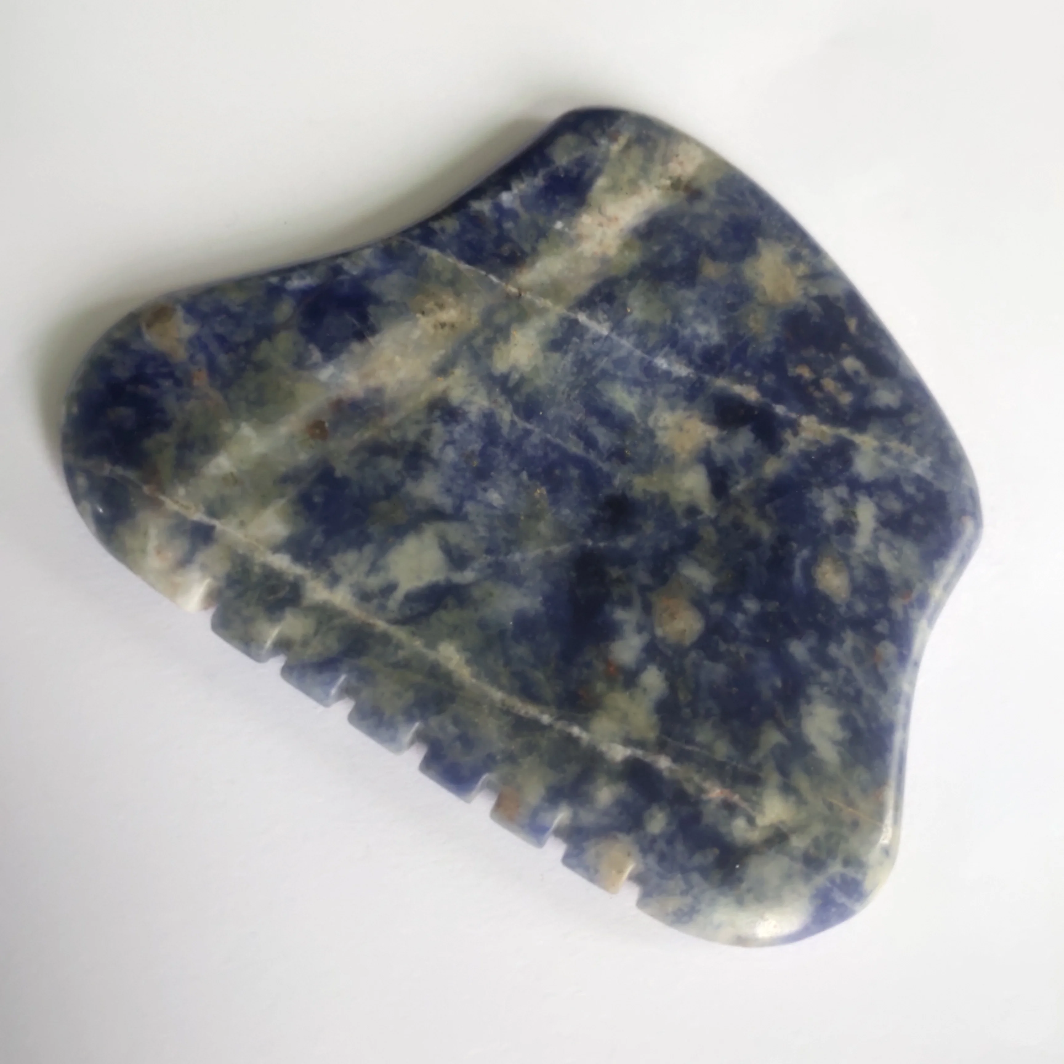 Big shape Blue Aventurine  Jade Board Gua Sha Guasha Facial Scraping Massage Tools New design