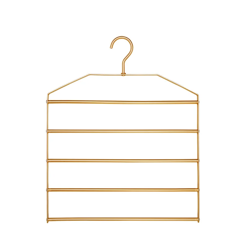 Мульти 5 вешалка для одежды из Экономия пространства брюки вешалки в виде галстука-бабочки и вешалка